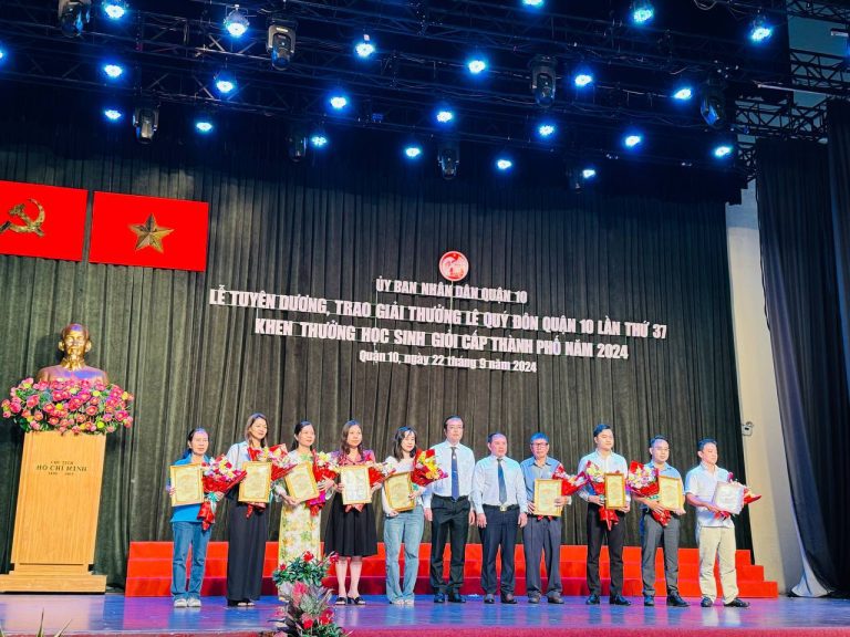 Giải thưởng Lê Quý Đôn – Quận 10 – Lần thứ 37 (1)