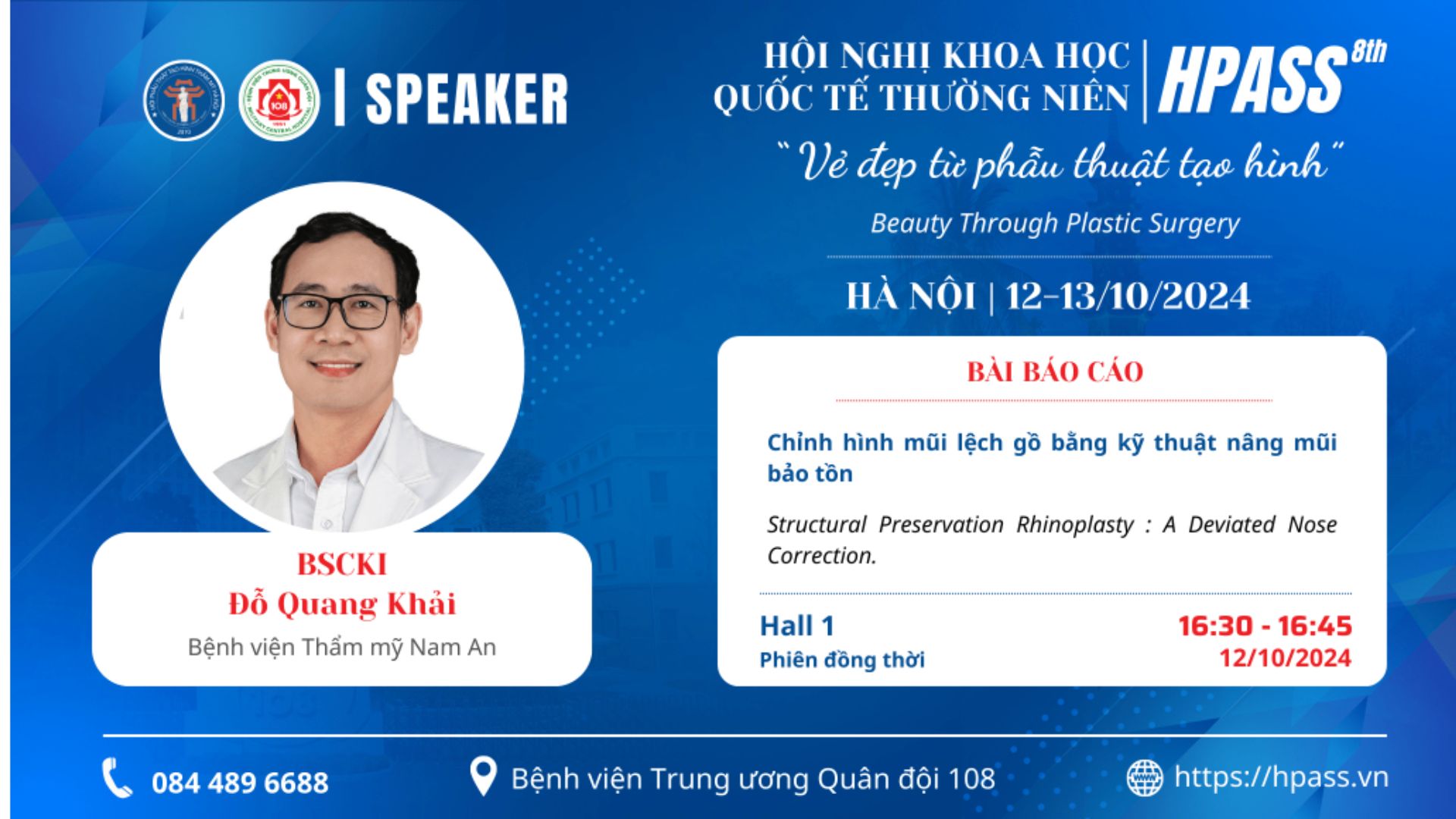 BVTM Nam An Báo Cáo Tại Hội Nghị Quốc Tế HPASS (3)