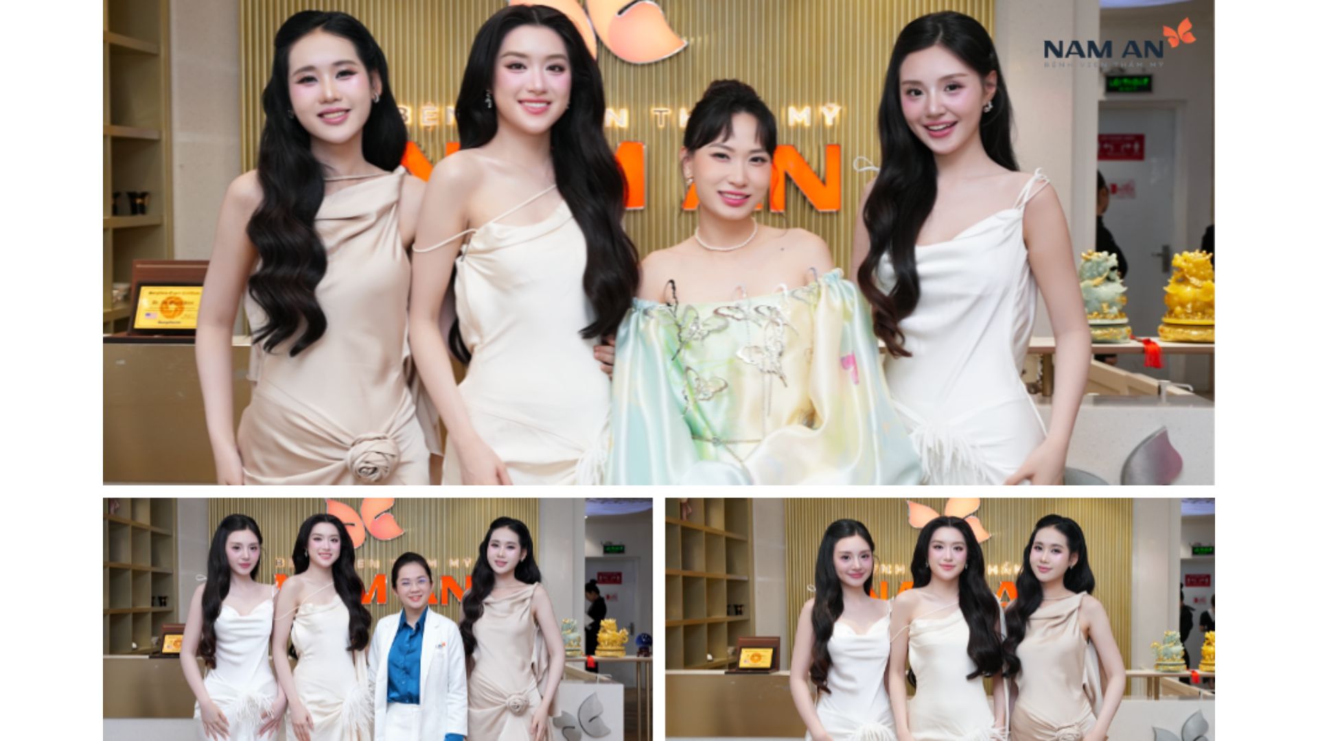 Top 3 Miss World Vietnam Tìm Hiểu Làm Đẹp Tại Nam An (4)