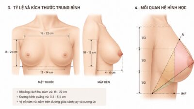Khoảng cách hai bầu ngực là gì và được đánh giá như thế nào